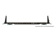 Rapido Trains 147002A HO Scale 62' Bulkhead Flatcar Canadian National (Black) CN # Varies