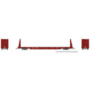 Rapido Trains 147003A HO Scale 62' Bulkhead Flatcar Canadian National CN # Varies