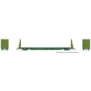 Rapido Trains 147006A HO Scale 62' Bulkhead Flatcar British Columbia (Int'l) BCIT # Varies