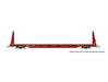 Rapido Trains 147008A HO Scale 62' Bulkhead Flatcar (Mineral Brown) BNSF # Varies