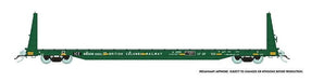 Rapido Trains 147010A HO Scale 62' Bulkhead Flatcar (Ex-BN) Iowa Chicago Eastern IC&E # Varies