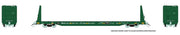 Rapido Trains 147010A HO Scale 62' Bulkhead Flatcar (Ex-BN) Iowa Chicago Eastern IC&E # Varies