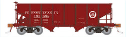 Rapido Trains 148003 HO Scale GLa 2-Bay Hopper Shadow Keystone Pennsylvania PRR 6 Pack