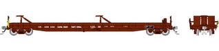 Rapido Trains 151002A HO Scale Vancouver Iron Piggyback Flatcar Canadian National CN #2 (# Varies)