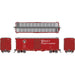 Rapido Trains 155008A HO Scale 40' Boxcar Great Northern "Chinese Red  with  Late IDNE" GN #s Vary