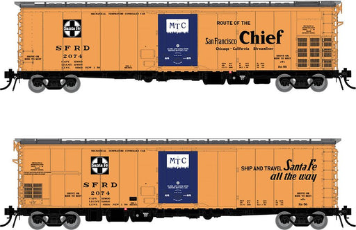Rapido Trains 156002A HO Scale RR-56 Reefer Santa Fe San Francisco Chief SFRD # Varies