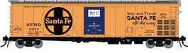 Rapido Trains 156006A HO Scale RR-56 Reefer Santa Fe All The Way SFRD # Varies
