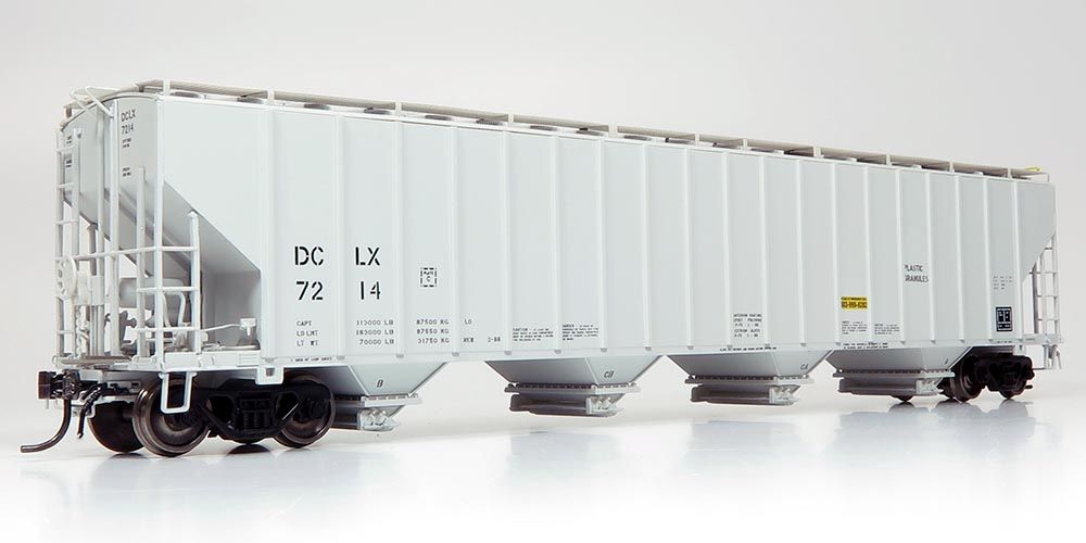 Rapido Trains 157008A HO Scale Procor 5820 Covered Hopper Dow Chemical DCLX #'s Vary