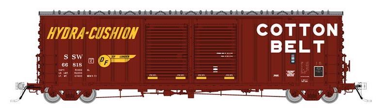 Rapido Trains 170003A HO Scale PCF B70 Boxcar Cotton Belt SSW #3 (# Varies)