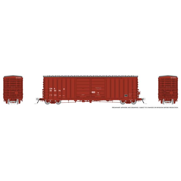 Rapido Trains 170008A HO Scale PCF B70 Boxcar Canadian National CN # Varies