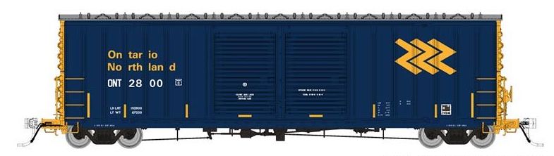 Rapido Trains 170009A HO Scale PCF B70 Boxcar Ontario Northland ONT # Varies