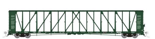Rapido Trains 174001A HO Scale NSC 73' Centerbeam Flatcar British Columbia Rwy BC Rail # Varies