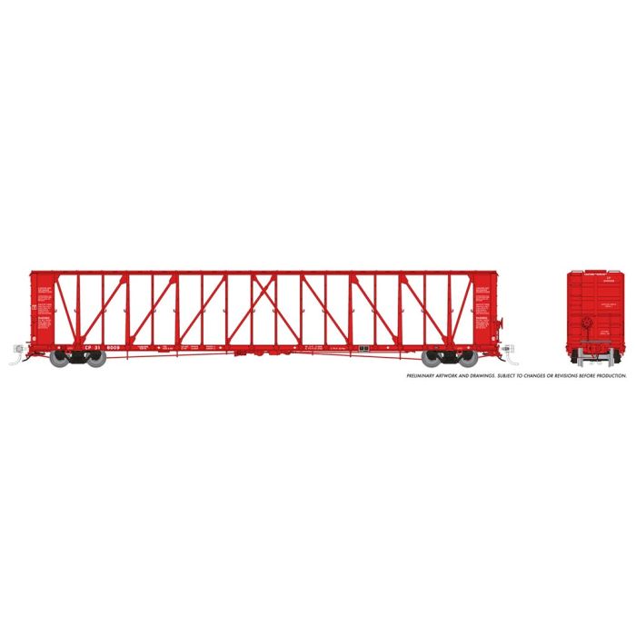 Rapido Trains 174004A HO Scale NSC 73' Centerbeam Flatcar Canadian Pacific CP Rail # Varies
