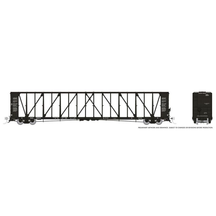 Rapido Trains 174005A HO Scale NSC 73' Centerbeam Flatcar Mississippi Delta MSDR # Varies