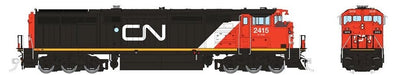 Rapido Trains 24009 HO Scale GE Dash 8-40CM Canadian National "Noodle" CN 2415