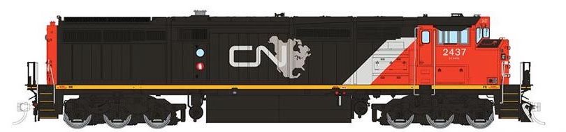 Rapido Trains 24013 HO Scale GE Dash 8-40CM Canadian National "North America" CN 2451