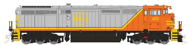 Rapido Trains 24024 HO Scale GE Dash 8-40CM Quebec North Shore & Labrador QNSL 402