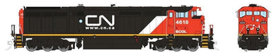 Rapido Trains 24522 HO Scale GE Dash 8-40CM "CN Website" BC Rail 4618 DCC and Sound