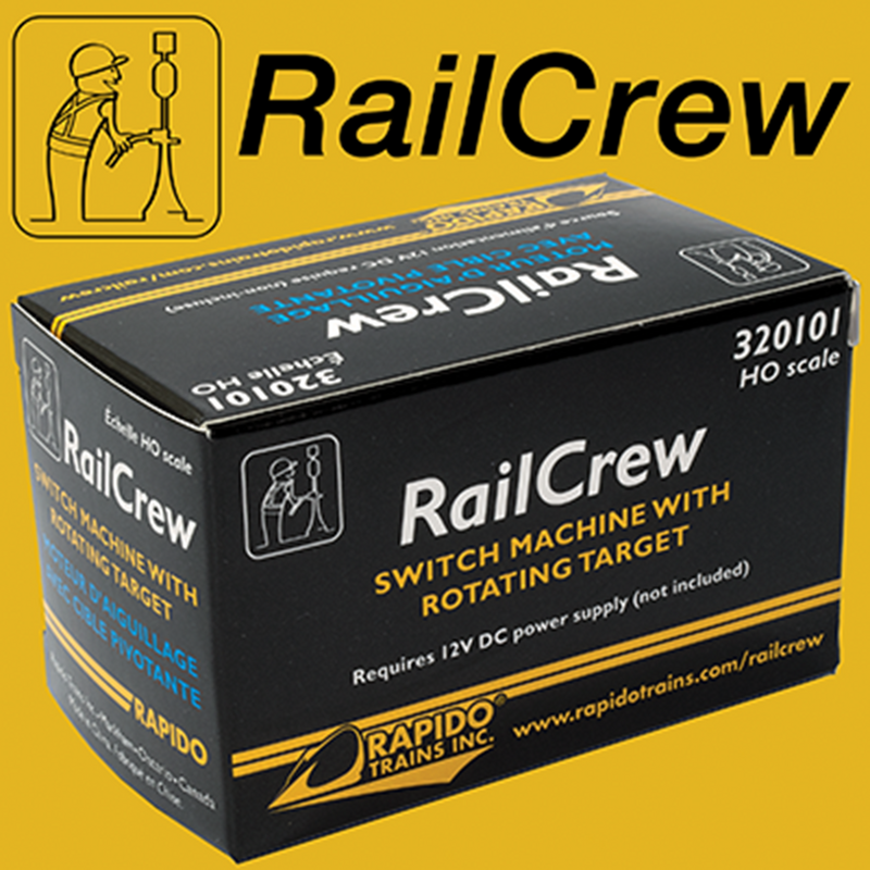 Rapido Trains 320101 RailCrew Switch Machine Operating Switch Stand