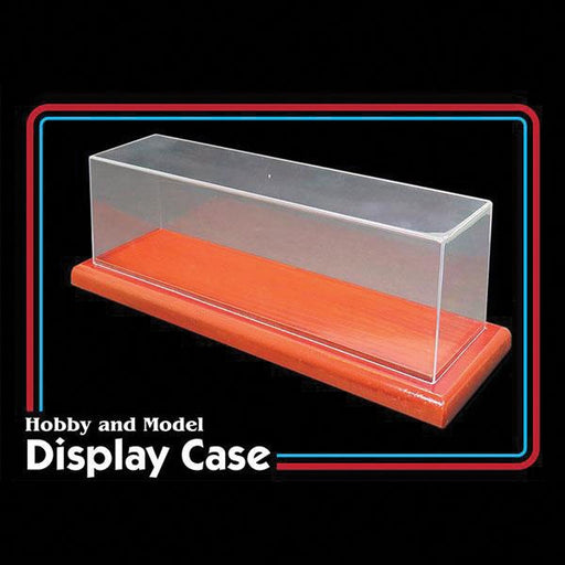 Rapido Trains 320510 Clear 10" Display Case with Wood Base for Model Trains 