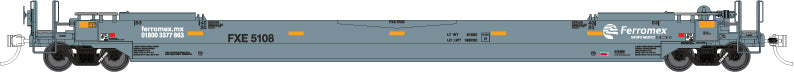 Rapido Trains 401034 HO Scale Gunderson 53' Husky-Stack Well Car Ferromex FXE 5271
