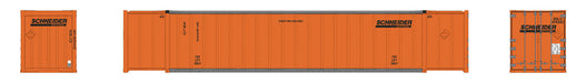 Rapido Trains 402019 HO Scale 53' High-Cube Container Schneider National SNLU 2 Pack