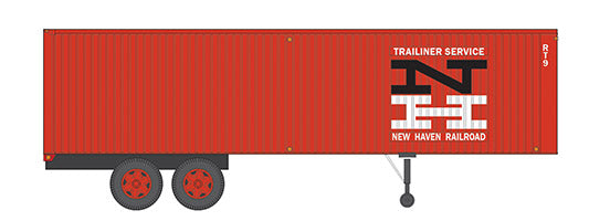 Rapido Trains 403008 HO Scale 35' Fruehauf Integral-Post Van Trailer New Haven NH