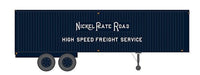 Rapido Trains 403010 HO Scale 35' Fruehauf Integral-Post Van Trailer Nickel Plate Road NKP