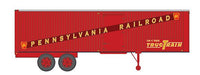 Rapido Trains 403014 HO Scale 35' Fruehauf Integral-Post Van Trailer Pennsylvania PRR TrucTrain