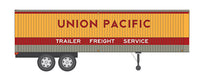 Rapido Trains 403016 HO Scale 35' Fruehauf Integral-Post Van Trailer Union Pacific UP