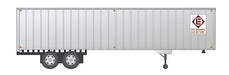 Rapido Trains 403020 HO Scale 40' Fruehauf Exterior-Post Van Trailer Erie Lackawanna EL