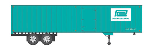 Rapido Trains 403025 HO Scale 40' Fruehauf Exterior-Post Van Trailer Penn Central PC