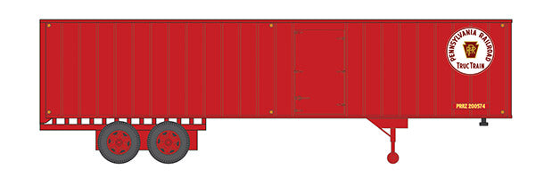 Rapido Trains 403028 HO Scale 40' Fruehauf Exterior-Post Van Trailer Pennsylvania PRR TrucTrain