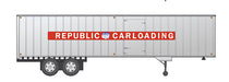 Rapido Trains 403033 HO Scale 40' Fruehauf Exterior-Post Van Trailer Republic Carloading