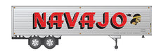 Rapido Trains 403044 HO Scale 40' Fruehauf Fluted Side Van Trailer Navajo