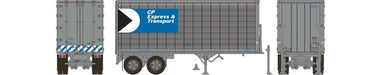 Rapido Trains 403076 HO Scale 26' Can-Car Dry Van Trailer CP Express 7546
