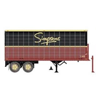 Rapido Trains 403080 HO Scale 26' Can-Car Dry Van Trailer Simpsons T412Rapido Trains 403080 HO Scale 26' Can-Car Dry Van Trailer Simpsons T412