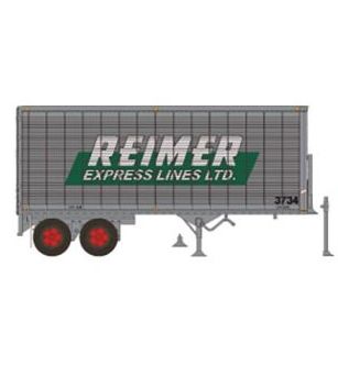 Rapido Trains 403084 HO Scale 26' Can-Car Dry Van Trailer Reimer Trucking 3768