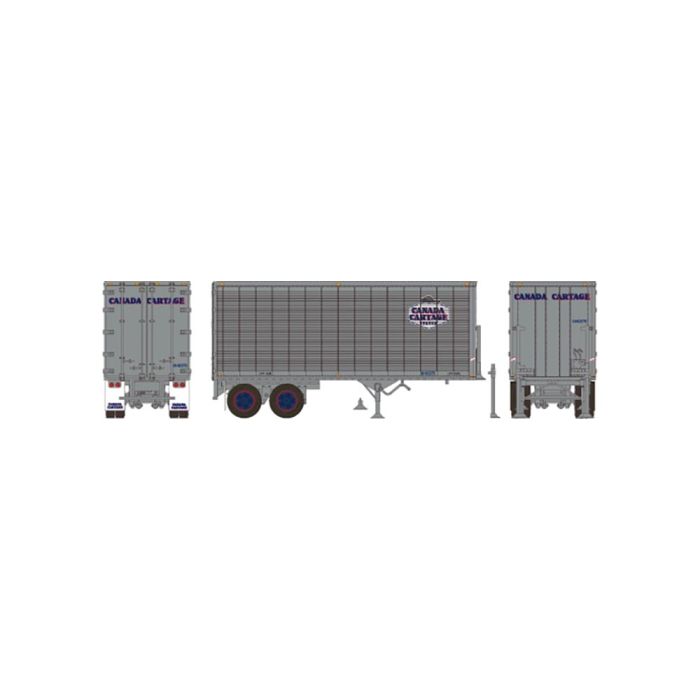 Rapido Trains 403085 HO Scale 26' Can-Car Dry Van Trailer Canada Cartage 8H0375