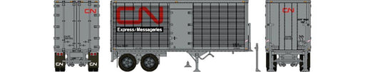 Rapido Trains 403091 HO Scale 26' Can-Car Dry Van Trailer with Side Door CN Express 206152