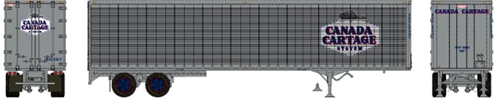 Rapido Trains 403106 HO Scale 45' Trailmobile Dry Van Trailer w/ Side Door Canada Cartage 405L45HT
