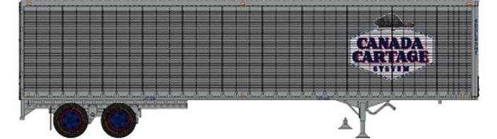 Rapido Trains 403107 HO Scale 45' Trailmobile Dry Van Trailer w/ Side Door Canada Cartage 428L45HT