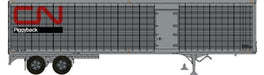 Rapido Trains 403109 HO Scale 45' Trailmobile Dry Van Trailer w/ Side Door CN 204906