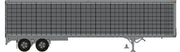 Rapido Trains 403123 HO Scale 45' Trailmobile Dry Van Trailer Silver Unlettered