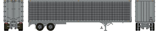 Rapido Trains 403123 HO Scale 45' Trailmobile Dry Van Trailer Silver Unlettered
