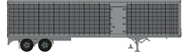 Rapido Trains 403124 HO Scale 45' Trailmobile Dry Van Trailer with Side Door Silver Unlettered