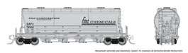 Rapido Trains 533001A N Scale PD3500 Flexi Flo Covered Hopper FMC Chemicals SHPX # Varies