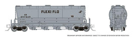Rapido Trains 533006A N Scale PD3500 Flexi Flo Covered Hopper Conrail (Repaint) CR # Varies