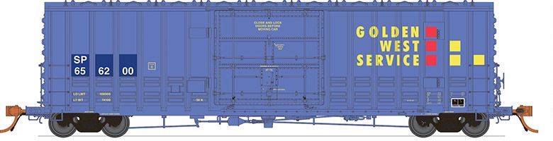 Rapido Trains 537005A N Scale B-100-40 Boxcar "Ex Golden West Service" Southern Pacific SP Single