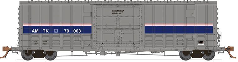 Rapido Trains 537007A N Scale B-100-40 Boxcar "Phase IV" Amtrak Single # Varies